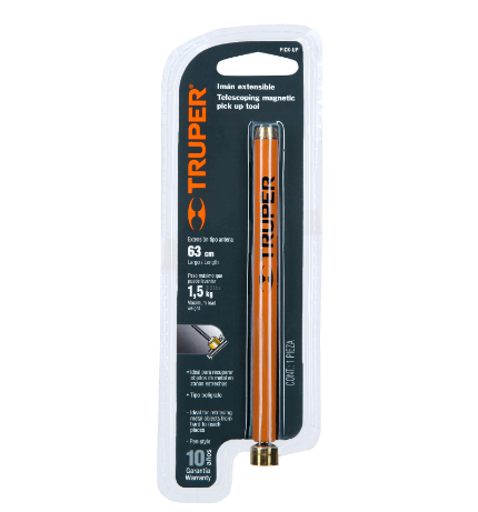 IMÁN EXTENDIBLE DE ACERO INOXIDABLE, 1.5KG, TRUPER 14140 P