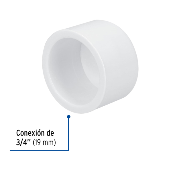 TAPÓN DE PVC 3/4'', FOSET 45424 *