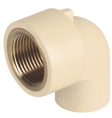 CODO 90| DE CPVC CON INSERTO LATON 3/4'', FOSET 48910 N
