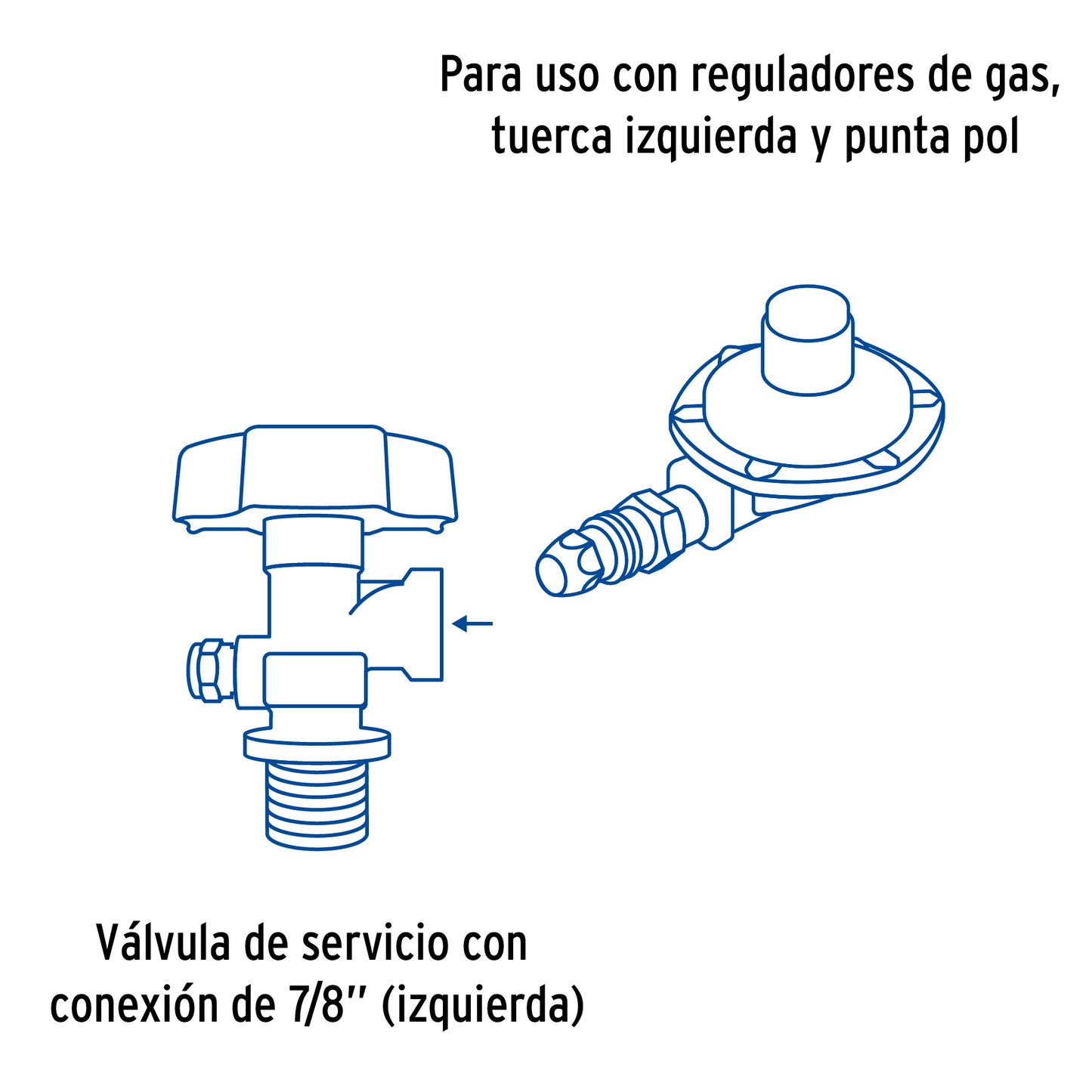 CILINDRO PORTÁTIL PARA GAS LP, 6KG (13LB) FOSET 45889 *