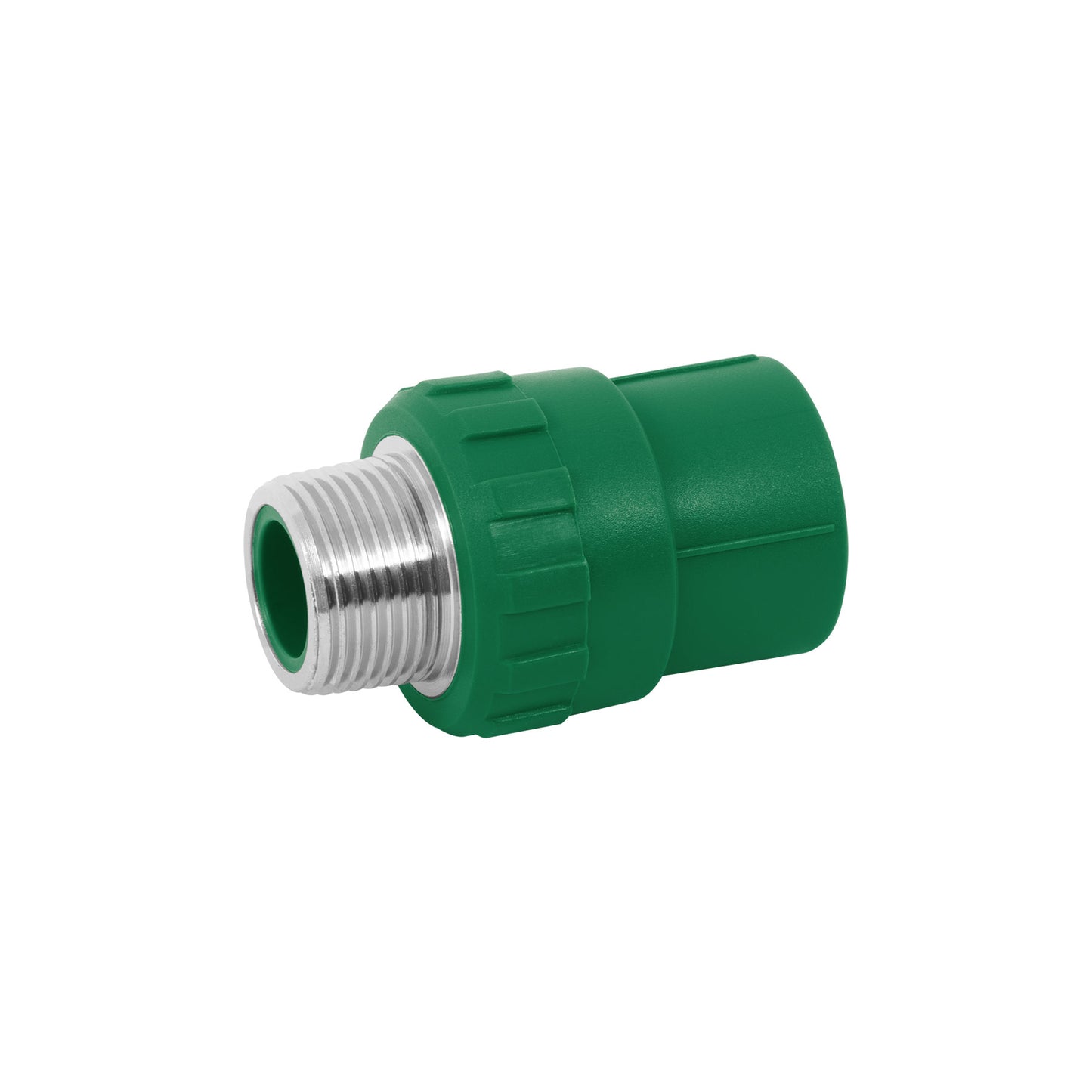 Adaptador PPR 3/4" macho con inserto metálico, Foset