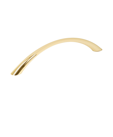 JALADERA METÁLICA DE 128MM ESTILO "ARCO", LATÓN BRILLANTE 43825 N