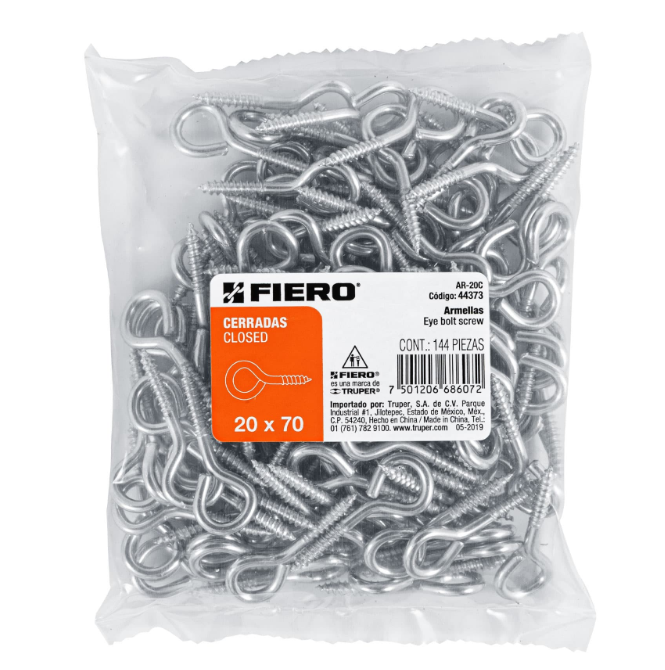 BOLSA CON 144 ARMELLAS CERRADAS DE 20 X 70, FIERO 44373 N