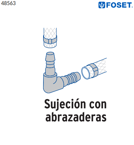 CODO 90° INSERCIÓN DE 3/4'' DE POLIPROPILENO, FOSET 48563 N