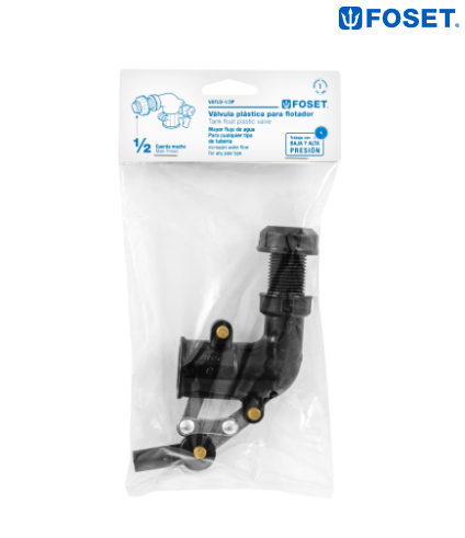 VÁLVULA DE POM, 1/2'' PARA FLOTADOR, FOSET 48082 N
