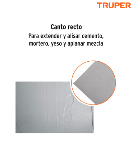LLANA MINI CANTO RECTO 8'', 6 REMACHES, MGO DE MADERA, TRUPER 103037 *