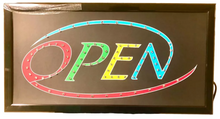 Cargar imagen en el visor de la galería, LETRERO LUMINOSO OPEN SERIGRAFIA 246-450 P