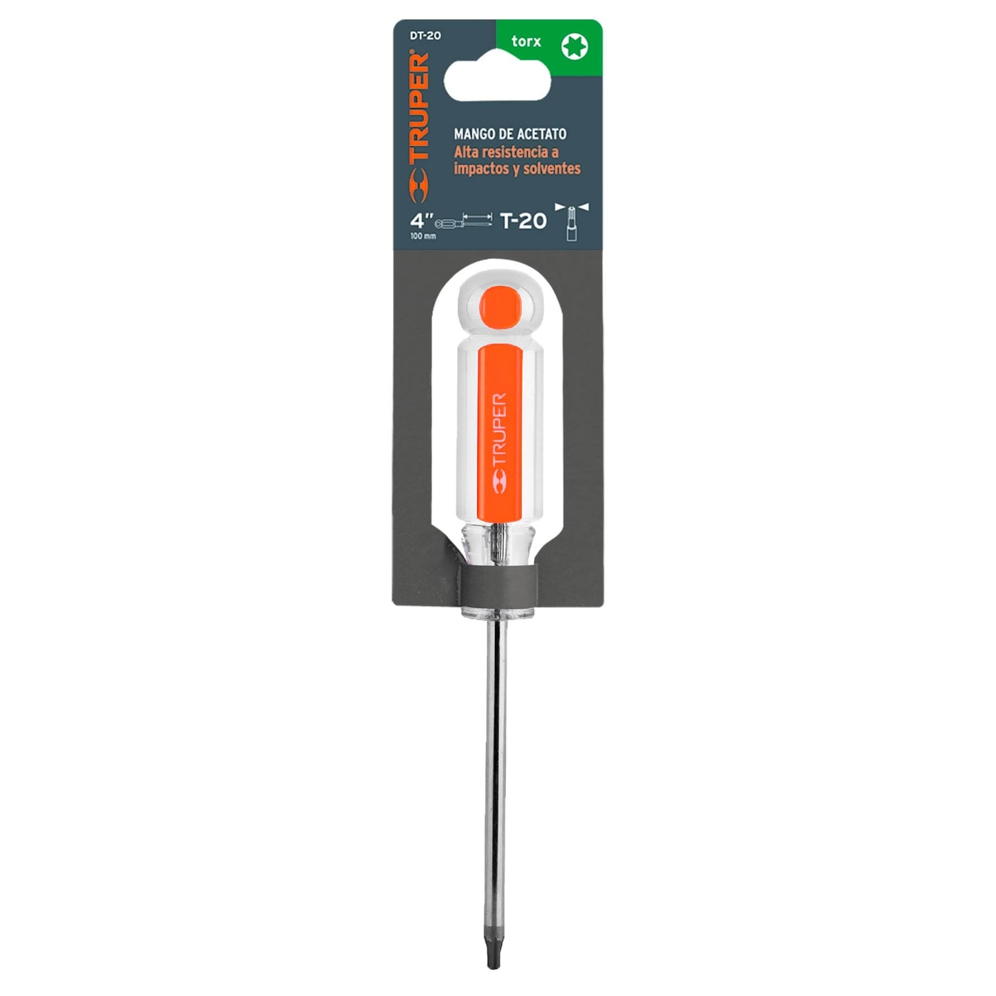DESARMADOR PUNTA TORX T 20 MGO ACETATO 15103 *