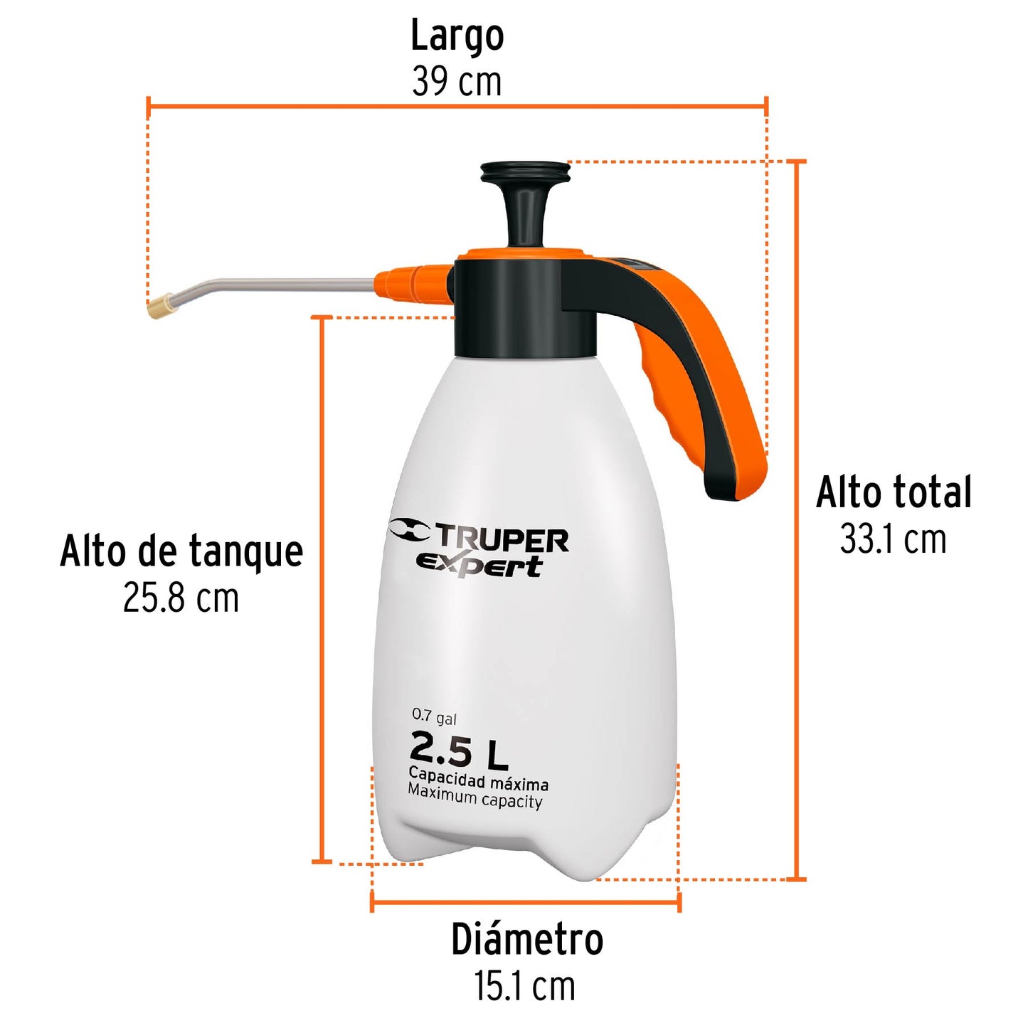 FUMIGADOR DOMÉSTICO 2.5 LITROS, EXPERT 102645 *