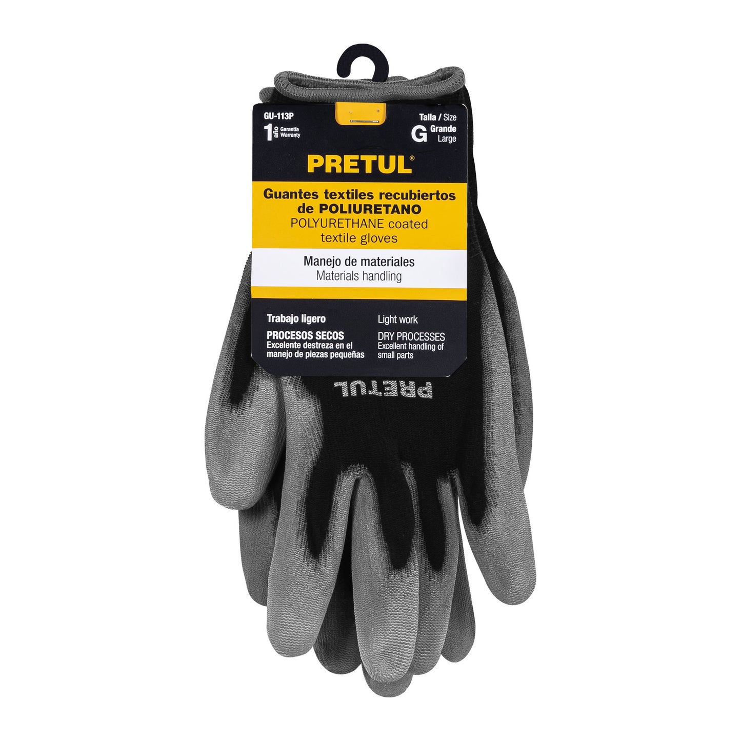 GUANTES DE NYLON GRANDE PRETUL 20031 *