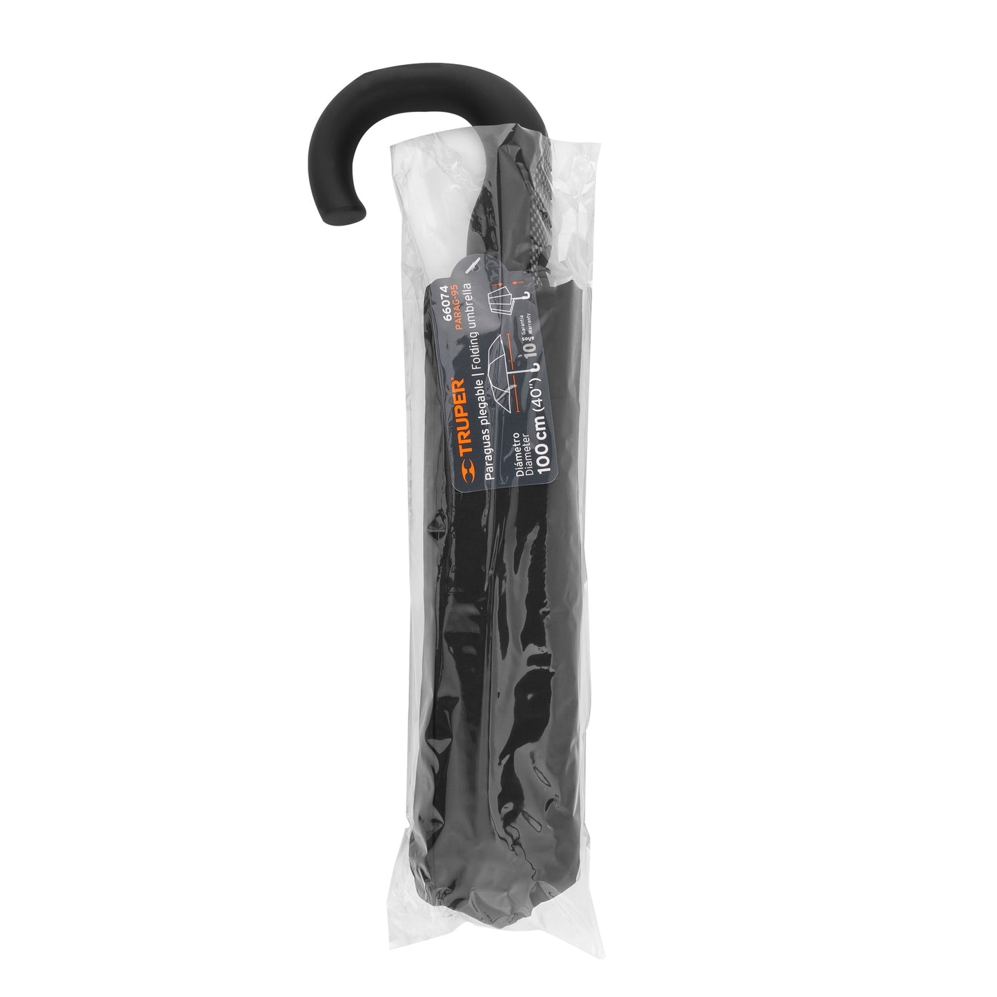 PARAGUAS COMPACTO DE 100 CM, TRUPER 66074 *