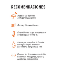 Cargar imagen en el visor de la galería, BOMBA ELÉCTRICA PERIFÉRICA 1/2 HP, TRUPER EXPERT 10068 *