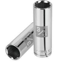 Cargar imagen en el visor de la galería, DADO LARGO DE 3/4'', 6 PUNTAS, CUADRO 1/2'', TRUPER 13329 P