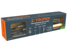 Cargar imagen en el visor de la galería, JUEGO DE 4 HERRAMIENTAS DE 15'' PARA JARDÌN, TRUPER