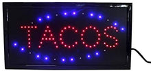 Cargar imagen en el visor de la galería, LETRERO LUMINOSO TACOS 246-422 P