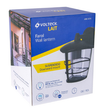 Cargar imagen en el visor de la galería, ARBOTANTE TIPO FAROL MODERNO SUSPENDIIDO 45093 N