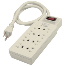 Cargar imagen en el visor de la galería, MULTICONTACTO USO RUDO, 8 ENTRADAS, SUPRESOR 110 JOULES 47187 *