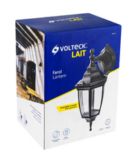 Cargar imagen en el visor de la galería, ARBOTANTE TIPO FAROL NEGRO, LAMPARA NO INCLUIDA 47291 N