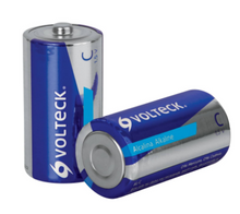 Cargar imagen en el visor de la galería, PILA ALCALINA TAMAÑO C, 2 PIEZAS, VOLTECK 46317 *