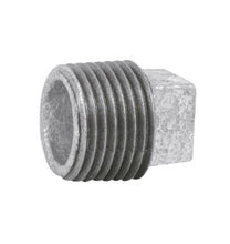 Cargar imagen en el visor de la galería, TAPÓN MACHO 1/2'' DE ACERO GALVANIZADO, FOSET 47494 *