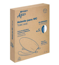 Cargar imagen en el visor de la galería, ASIENTO ALARGADO PARA WC, ABIERTO BLANCO, FOSET 49905 *