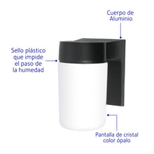 Cargar imagen en el visor de la galería, ARBOTANTE TIPO VASO DE LED 46345 N