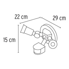 Cargar imagen en el visor de la galería, ARBOTANTES DE SEGURIDAD CON SENSOR DE MOVIMIENTO