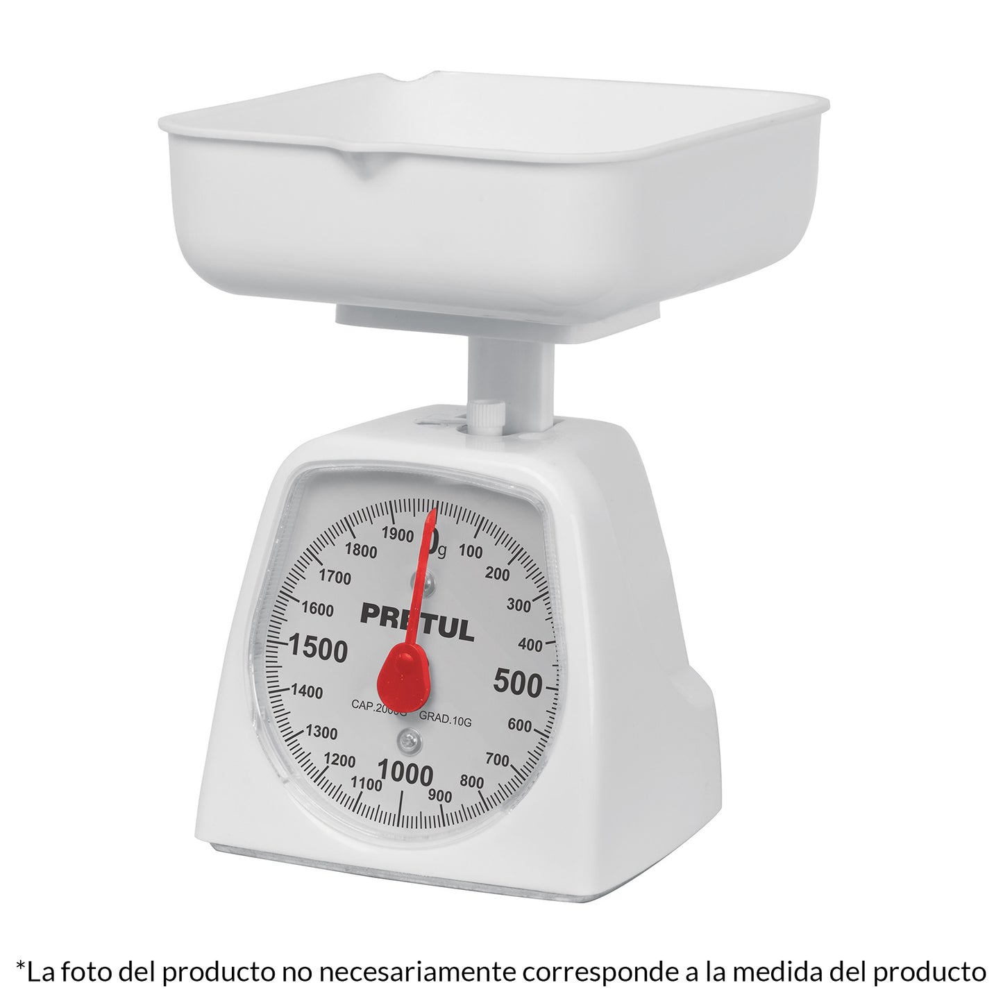 BÁSCULA MECÁNICA PRETUL DE COCINA PARA 5 KG 29973 *