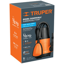 Cargar imagen en el visor de la galería, BOMBA SUMERGIBLE PLÁSTICA PARA AGUA LIMPIA 1/2 HP 12601 P