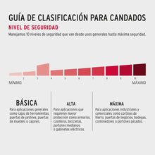 Cargar imagen en el visor de la galería, CANDADO ANTIPALANCA 60MM 22516 *