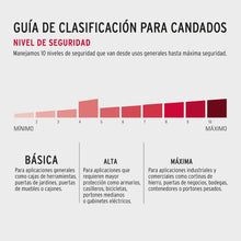 Cargar imagen en el visor de la galería, CANDADO ANTIPALANCA 70MM CUERPO DE HIERRO ,HERMEX 23540 *