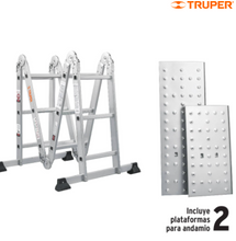 Cargar imagen en el visor de la galería, ESCALERA MULTIPOSICIÓN, 12 PELDAÑOS, TIPO I 100495 *