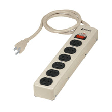 Cargar imagen en el visor de la galería, MULTICONTACTO USO RUDO, 6 ENTRADAS, SUPRESOR 600 JOULES 47185 *