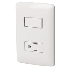 Cargar imagen en el visor de la galería, PLACA ARMADA CONTACTO E INTERRUPTOR, LÍNEA ITALIANA