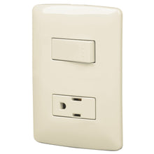 Cargar imagen en el visor de la galería, PLACA ARMADA CONTACTO E INTERRUPTOR, LÍNEA ITALIANA