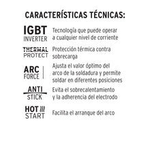 Cargar imagen en el visor de la galería, SOLDADORA INVERSORA MINI, 100A, 127V, PRETUL 29961 N