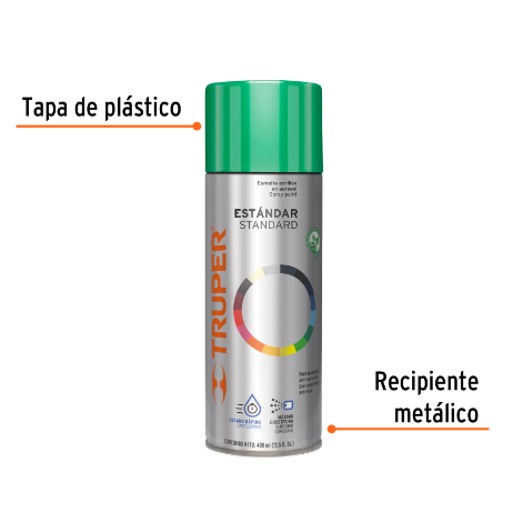 PINTURA EN AEROSOL, VERDE HOJA, BOTE TRADICIONAL, 400ML 102832 P