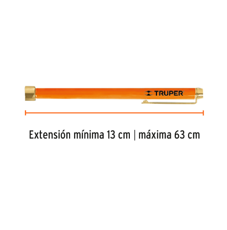IMÁN EXTENDIBLE DE ACERO INOXIDABLE, 1.5KG, TRUPER 14140 P