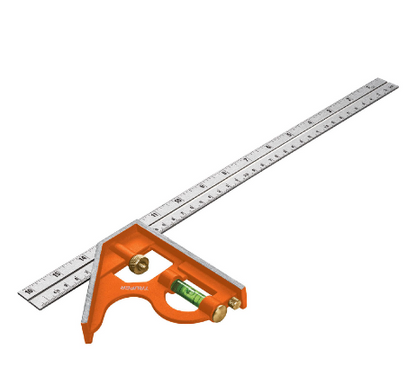 ESCUADRA 16'' DE COMBINACION CON PUNZON PARA MARCAR, TRUPER 14381 N