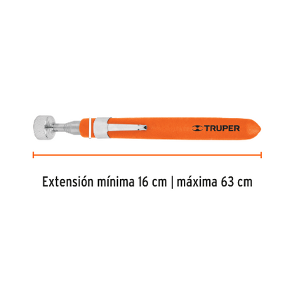 IMÁN EXTENDIBLE DE ACERO INOXIDABLE, 3.6KG, TRUPER 15325 P