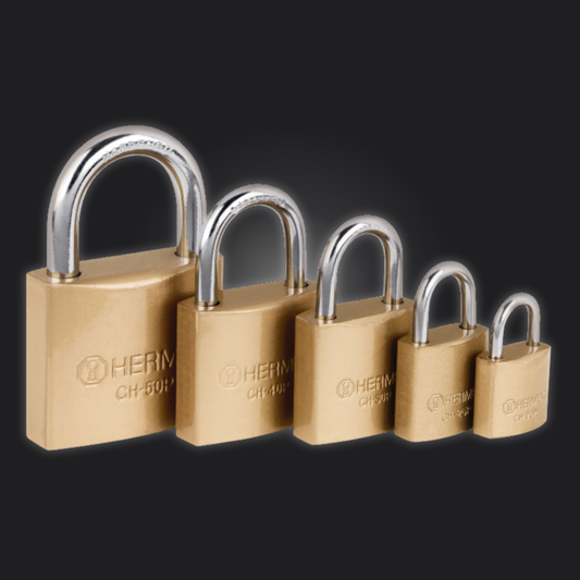 CANDADO DE LATON GANCHO CORTO