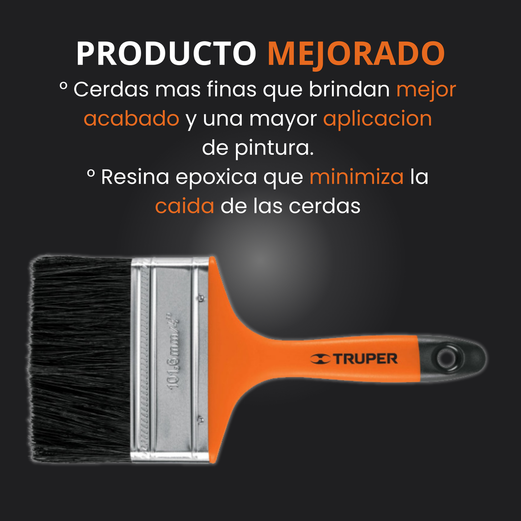 BROCHA PROFESIONAL MANGO DE PLASTICO