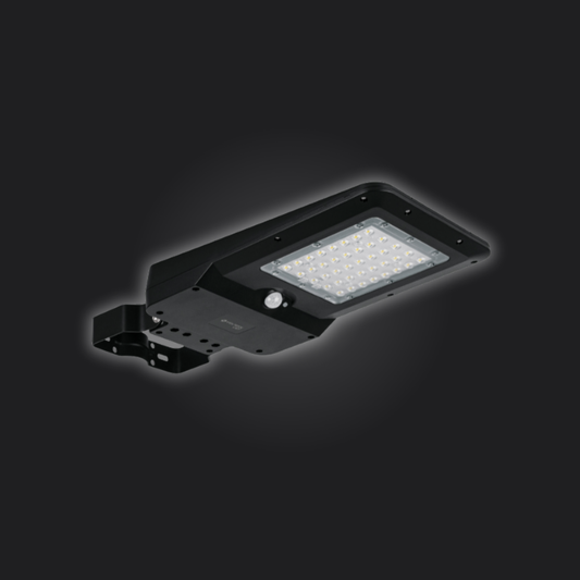 LUMINARIO SUBURBANO DE LED 15 W CON PANEL SOLAR, VOLTECK 46958 P