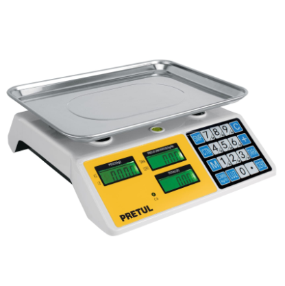 BÀSCULA ELECTRÒNICA MULTIFUNCIONES CAPACIDAD 30KG, PRETUL 27119 *