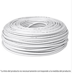 ROLLO DE 100 METRO DE CABLE THW CCA 10 AWG BLANCO, BASIC 40208 N