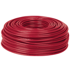 ROLLO DE 100 METROS DE CABLE THW CCA 10 AWG ROJO, BASIC 40210 *