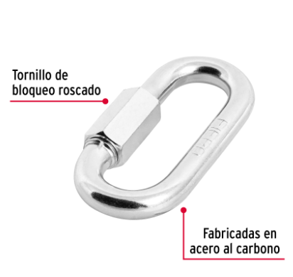 BANDOLA DE ACERO DE 3/8 " CON SEGURO, FIERO 44024 *