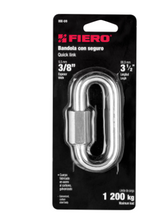 Cargar imagen en el visor de la galería, BANDOLA DE ACERO DE 3/8&#39;&#39; CON SEGURO, FIERO 44024 N
