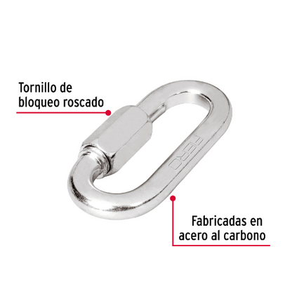 BANDOLA DE ACERO DE 1/2'' CON SEGURO, FIERO 44025 *