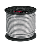 METRO DE CABLE RÌGIDO 1/4'' 7X7 RECUBIERTO PVC 44218 P